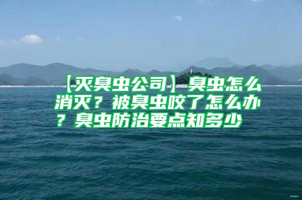 【滅臭蟲公司】臭蟲怎么消滅？被臭蟲咬了怎么辦？臭蟲防治要點知多少