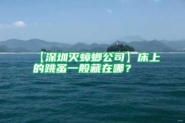 【深圳滅蟑螂公司】床上的跳蚤一般藏在哪？