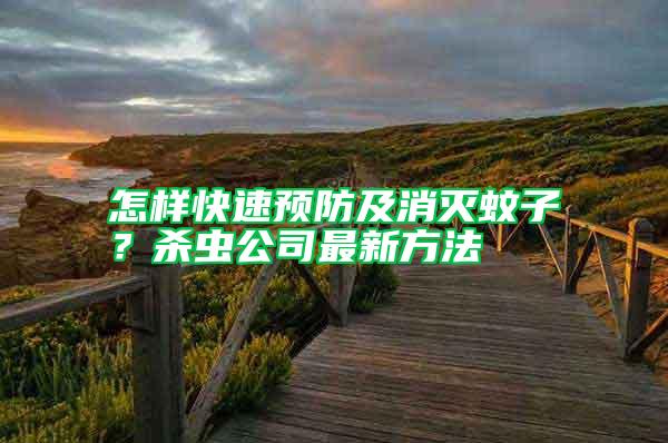 怎樣快速預防及消滅蚊子？殺蟲公司最新方法