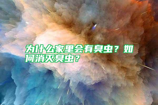 為什么家里會有臭蟲？如何消滅臭蟲？