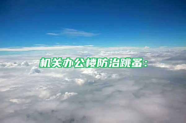 機關(guān)辦公樓防治跳蚤：
