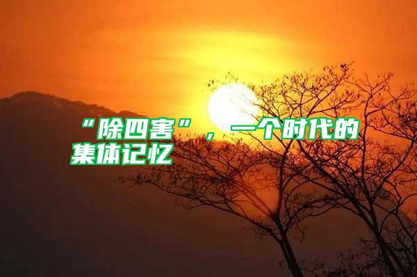 “除四害”，一個(gè)時(shí)代的集體記憶