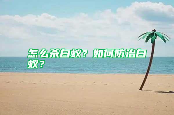 怎么殺白蟻?如何防治白蟻?