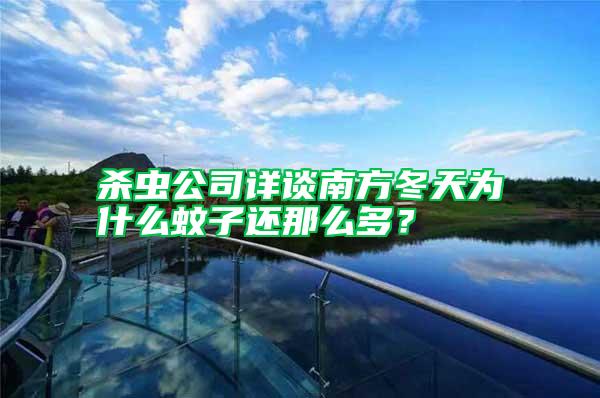 殺蟲(chóng)公司詳談南方冬天為什么蚊子還那么多？